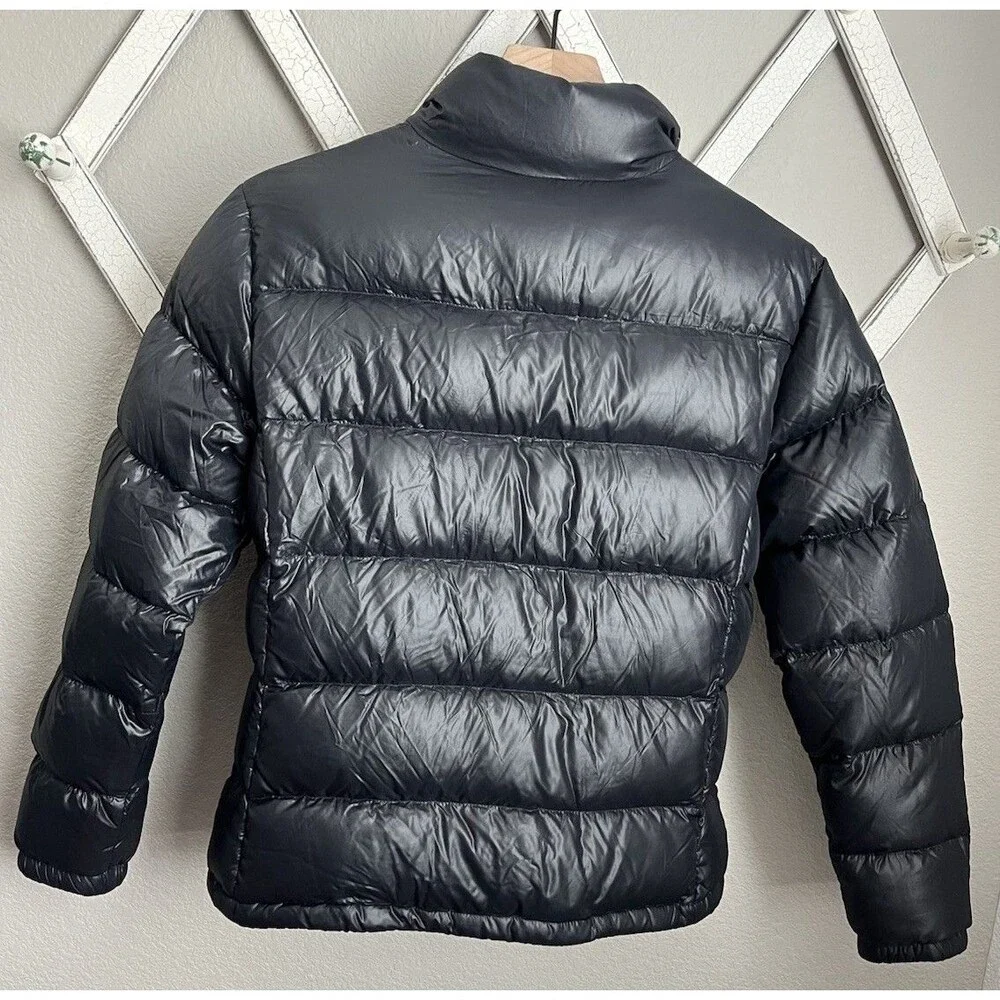 Lands' End Women's M 10/12 Down Puffer Jacket - Black - Picture 5 of 7